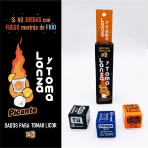 Juego Dados Lanza Y Toma Picante