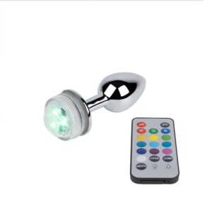 Plug Anal Luminoso Yako Con Control Remoto