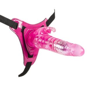 Harness Con Vibrador  Doble Rabbit En Silicona